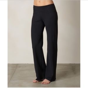 prAna Julia Tall Inseam Yoga Pants Black Medium 35" TALL Inseam! EUC